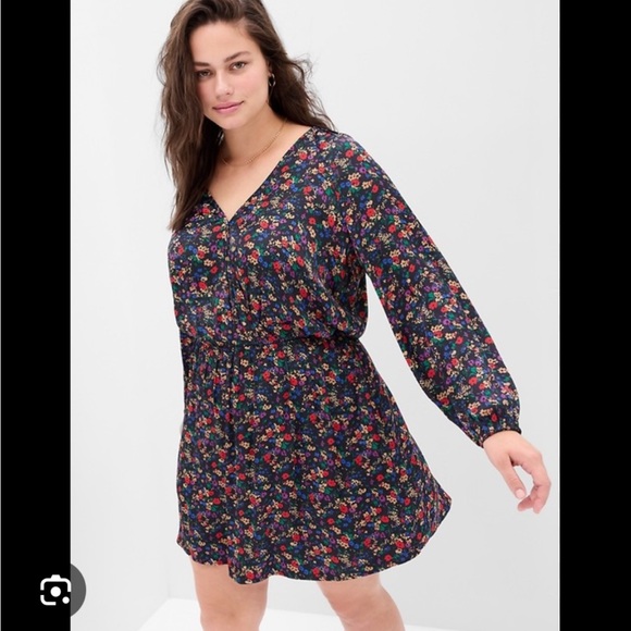 🎃Small Tall Floral Print Dress EUC - Picture 10 of 10